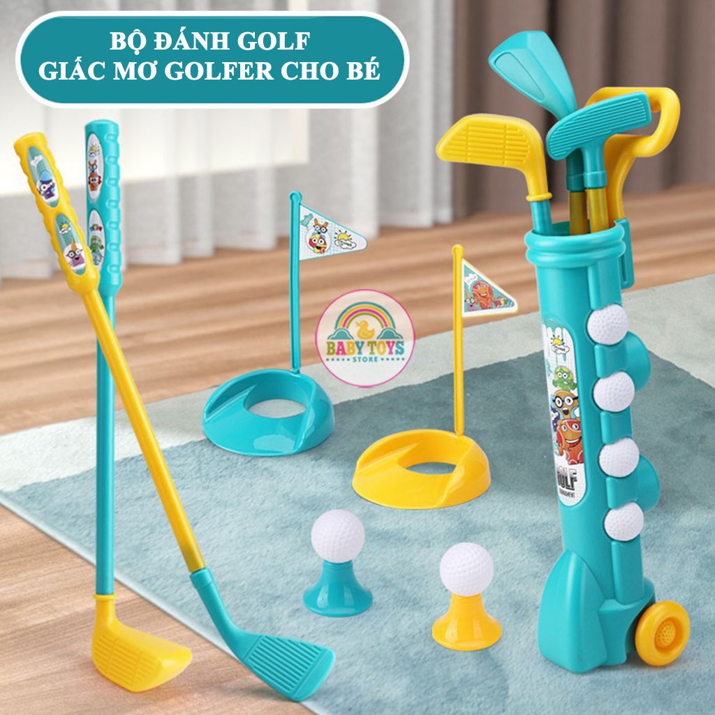 Bộ Đồ Chơi Golf Chuyên Nghiệp Dành Cho Bé, Giúp Bé Sớm Tiếp Cận Với Môn Thể Thao Gôn Quý Tộc Từ Sớm