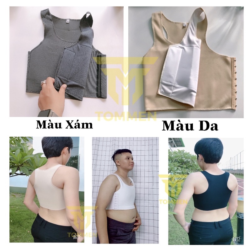 Áo Nịt Ngực TomBoy [ Có Bản Nịt CứngTrước Ngực] - Ngắn Không Viền Cao Cấp Hàng Xưởng Tự May | BigBuy360 - bigbuy360.vn