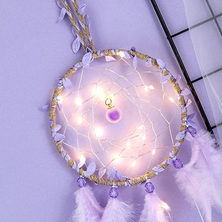 Dreamcatcher có chuông và đèn làm thủ công