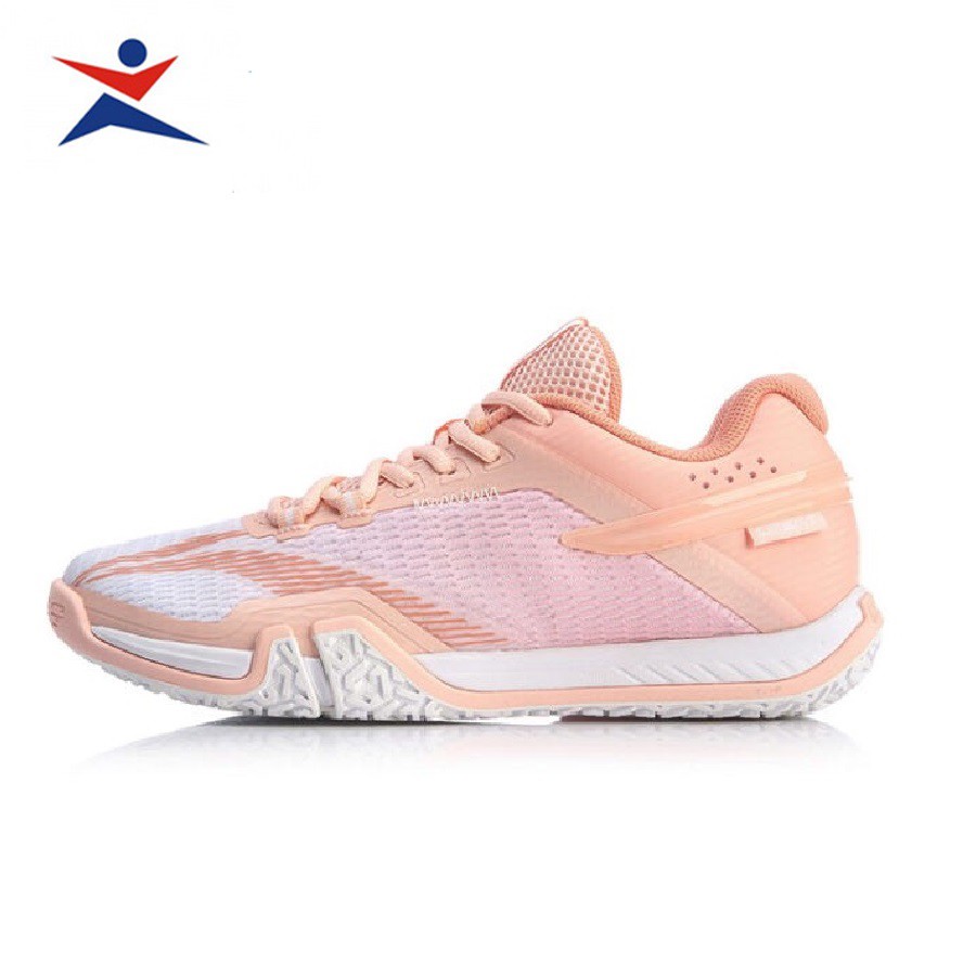 BÃO SALE Giày cầu lông nữ chính hãng Lining AYTQ022-2 màu hồng new RẺ quá mua ngay ' hot : ◦ '