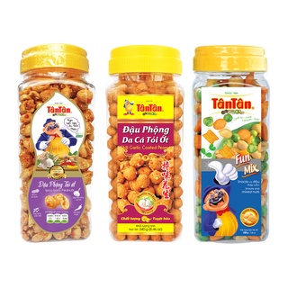Combo 3 hủ đậu tân tân - tỏi ớt 260g, da cá tỏi ớt 240g, fumix 200g