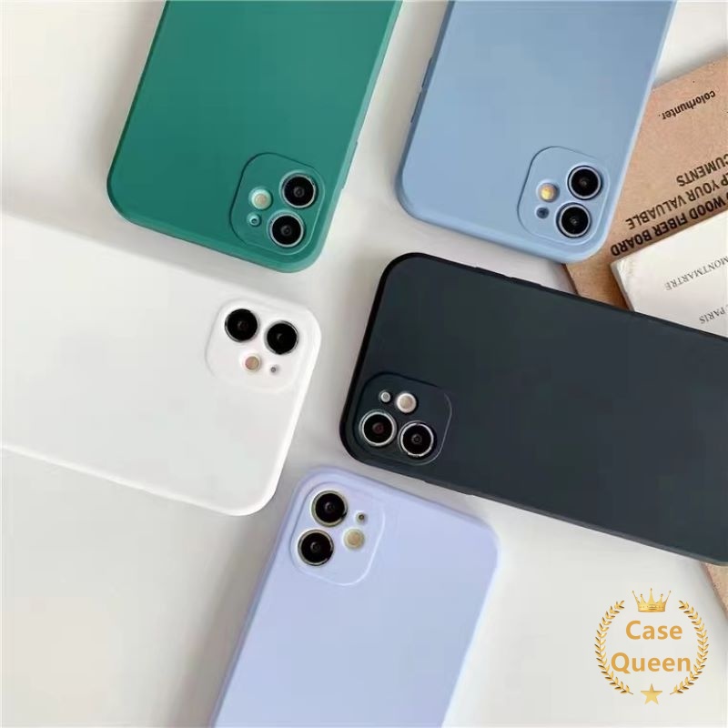 Ốp điện thoại màu trơn thích hợp cho REALME 8 8PRO C11 7I C17 5 5I 5S 6I C3 C20 C21 C20A C15 C12 C25S 6 6 7 C11 2021