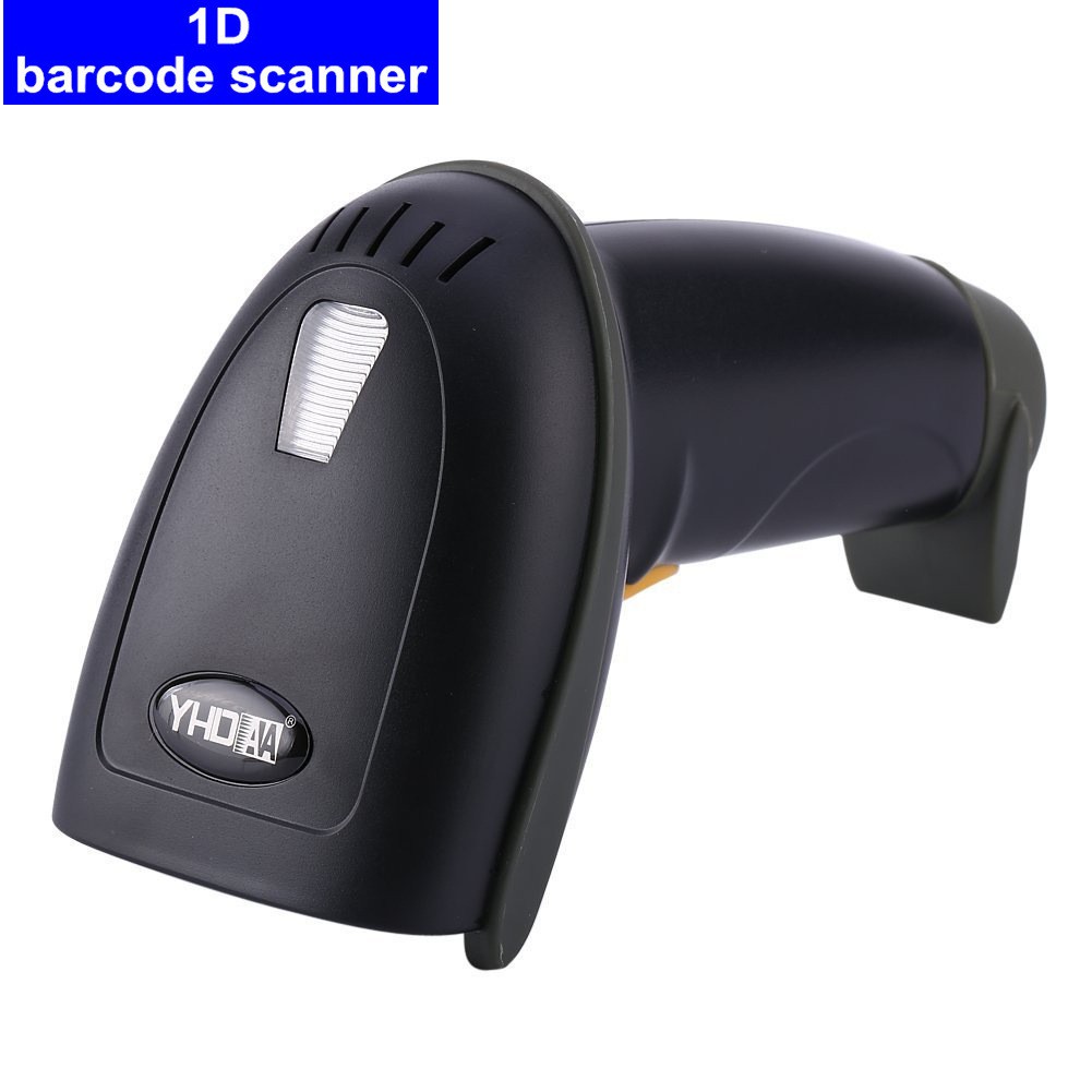 Máy bắn mã vạch chức năng quét tự động / Barcode 1D YHD-8100G có chân đế đi kèm – Thiết bị đọc mã vạch tự động