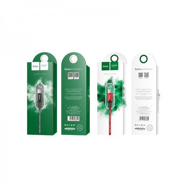 Cáp Sạc chính hãng Hoco X14 cho IP và Samsung Siêu Đẹp ✓Siêu Rẻ ✓Siêu Bền - Sạc chuẩn cho tất cả điện thoại