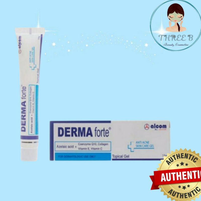 Gel Derma Forte Gel Giảm Mụn, Mờ Thâm, Dưỡng Da 15g