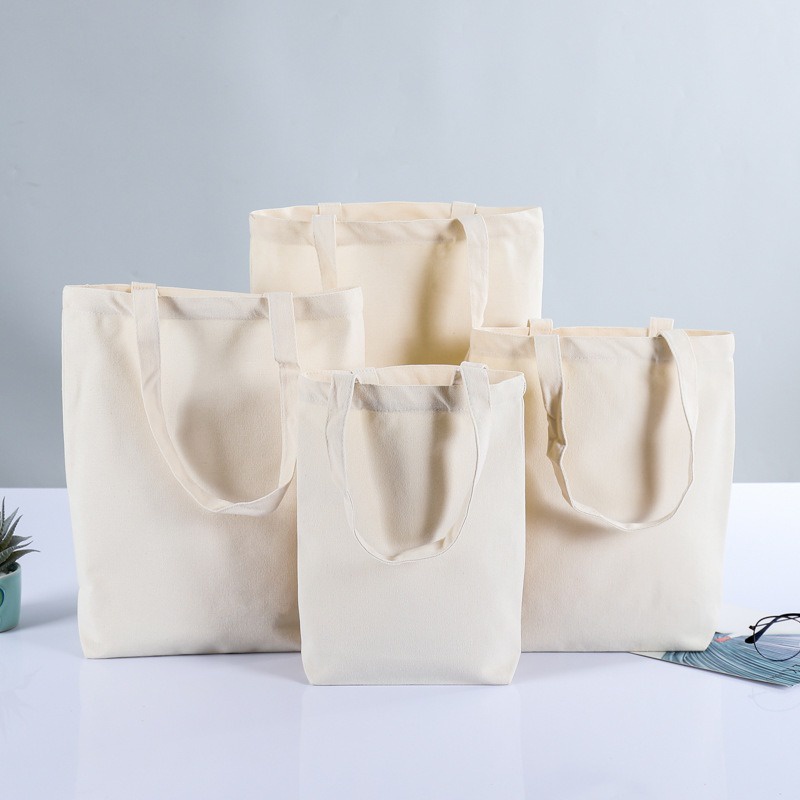 Túi Vải Đeo Vai Tote Bag Trắng Trơn XinhStore