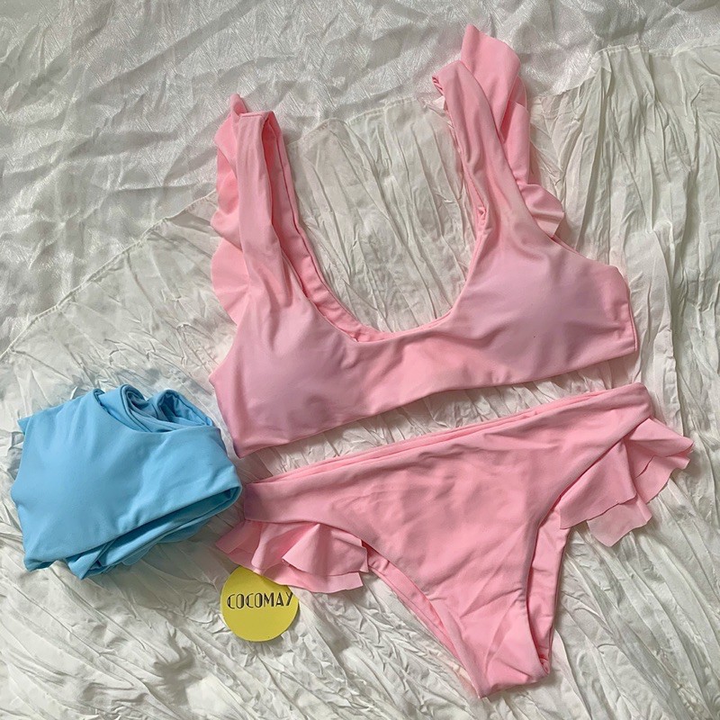 Bikini 2 mảnh áo tay bèo