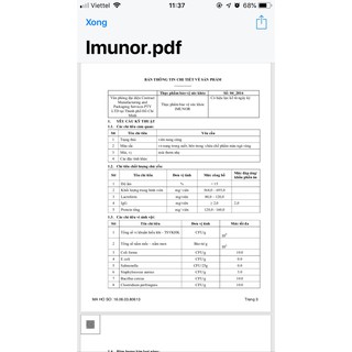 Hạn xa - IMUNOR - THỰC PHẨM BẢO VỆ SỨC KHỎE
