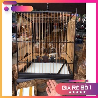 Lồng vuông gỗ mun