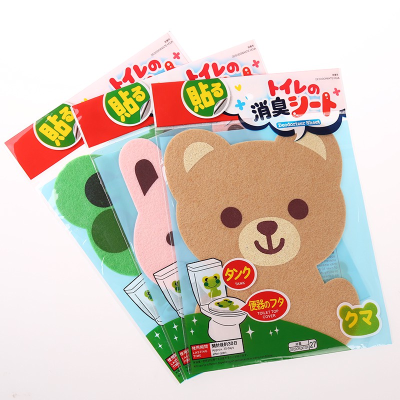 Miếng Dán Khử Mùi Nhà Vệ Sinh, Nhà Bếp, Phòng Khách Nhiều Mẫu Siêu Đáng Yêu  🍀 Clovershop68 🍀