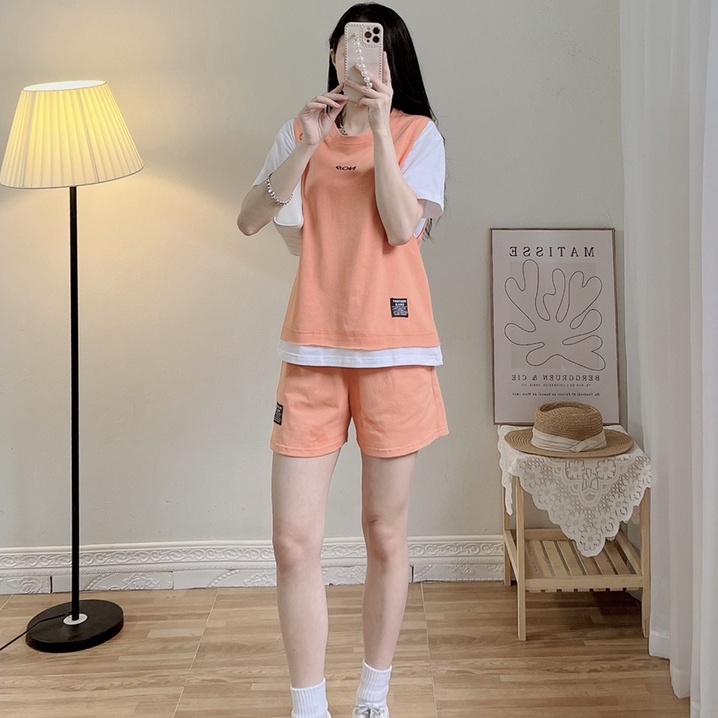 Bộ Cộc Nữ Cotton thô Cao cấp thời trang. Chống xù, chống bai nhão