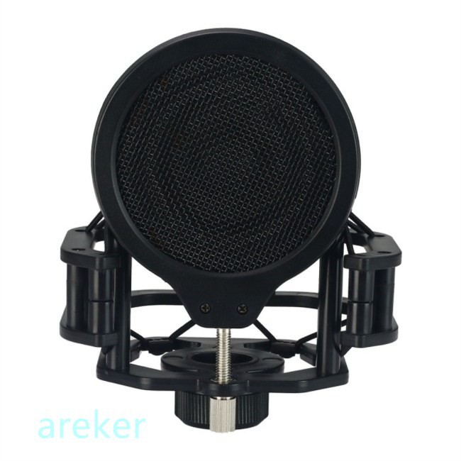 Plastic Pop Filter Mesh Mic Mount Microphone Shock Mount Levitt for