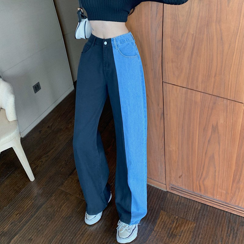 Quần Jeans Dài Phối Màu Thời Trang Dành Cho Nữ | BigBuy360 - bigbuy360.vn