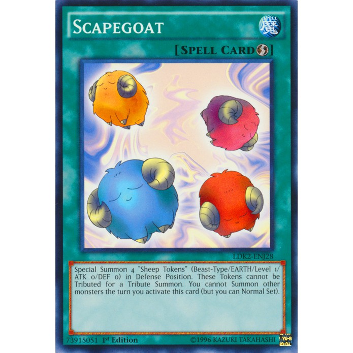 [ Zare Yugioh ] Lá bài thẻ bài Yugioh LDK2-ENJ28 - Scapegoat