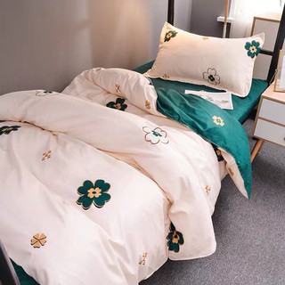 Trọn bộ drap cotton poly (chân nệm dưới 20cm). ga cotton poly 1m2 1m4 1m6 1m8