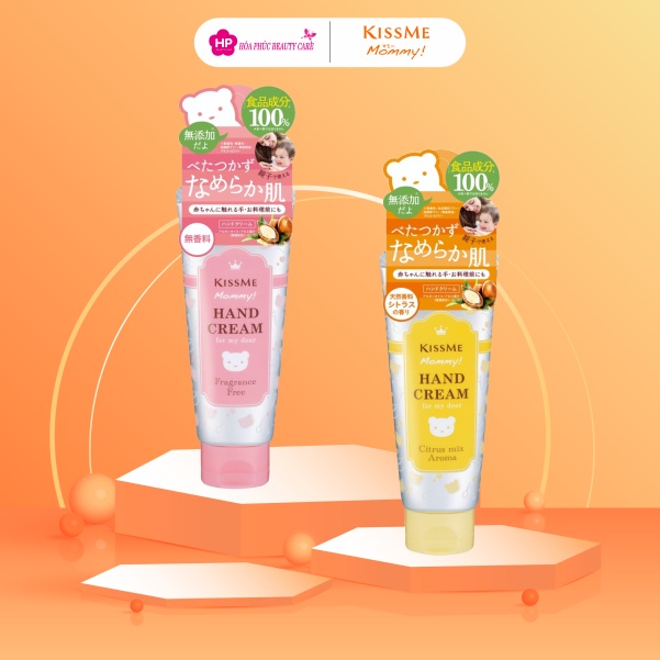 Kissme Mommy Kem Dưỡng Da Tay Cho Bé Từ 06 Tháng Tuổi Và Làn Da Tay Nhạy Cảm ( 60g)