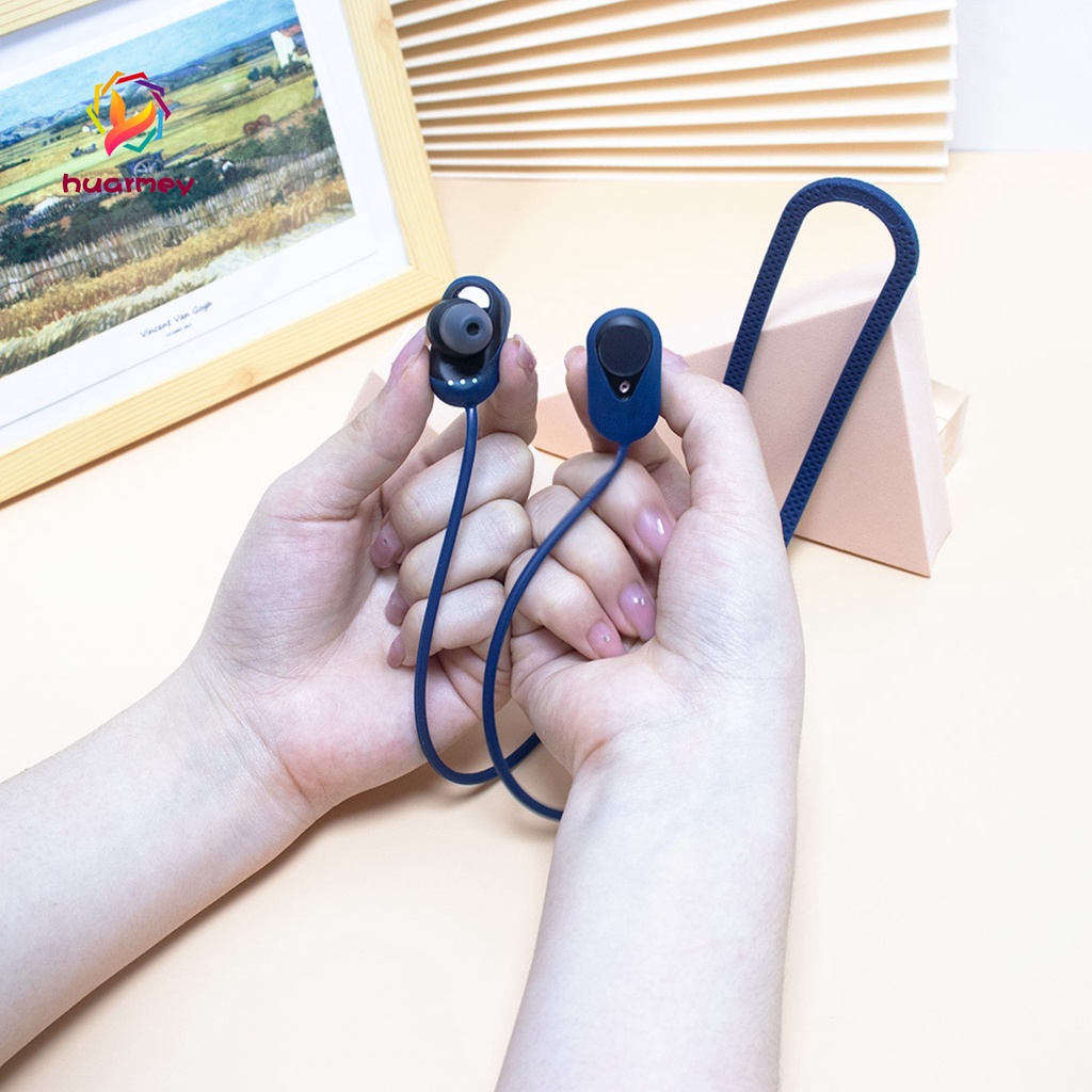 Tai nghe Bluetooth Huarmey có dây đeo cổ bằng silicon chống thất lạc cho Sony WF-1000XM3