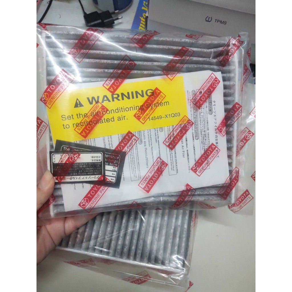 Lọc gió điều hoà ô tô than hoạt tính dòng Toyota 87139-0N010