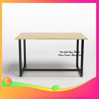 Miễn phí ship bàn rec-f chân đen 120x60 nội thất ngọc thịnh