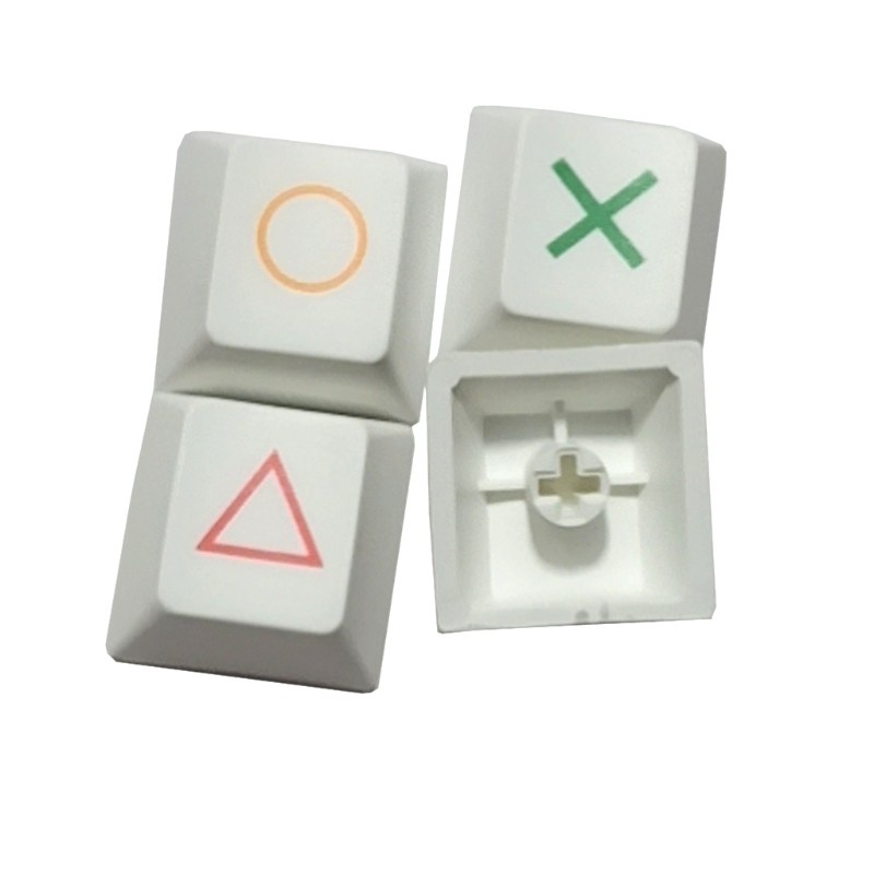 Set 4 Nắp Bọc Phím Cơ Chơi Game Pbt Oem Hình Mũi Tên