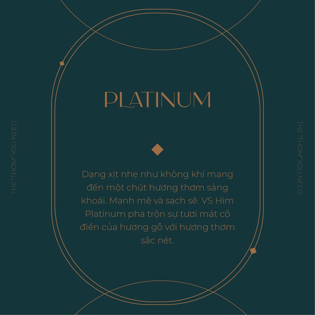 PLATINUM FOR HIM | SẢN PHẨM NƯỚC HOA NAM VICTORIA'S SECRET