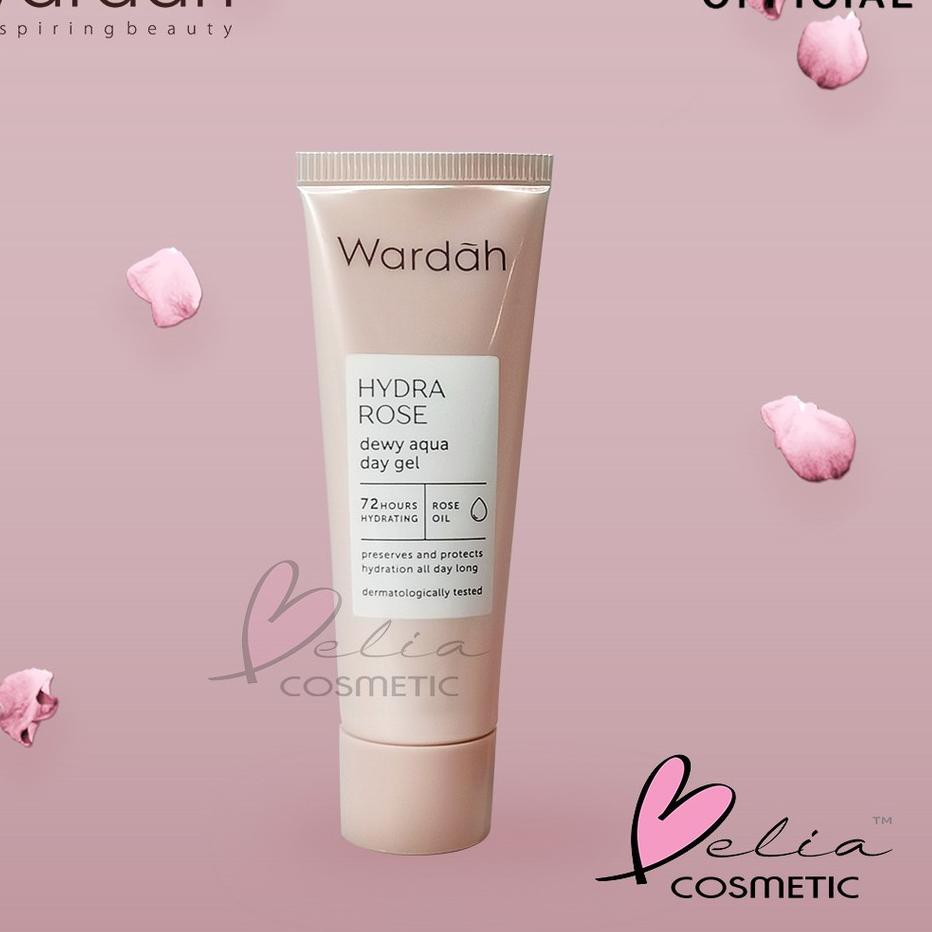 Gel Dưỡng Da Ban Đêm Belia Wardah Hydra Rose Series | Dewy Aqua Day Gel-Moisture