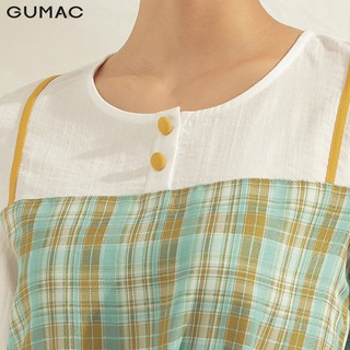 Đầm nữ phối 2 nút DA1172 GUMAC