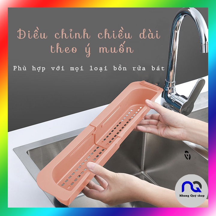 Giá gác chậu rửa bát bằng Nhựa Việt Nhật 5612 -Điều chỉnh kích thước dài ngắn theo từng loại chậu hàng cao cấp bền đẹp