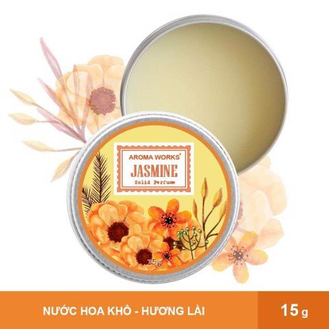 Nước Hoa Khô Aroma Works Solid Perfume 15g - Jasmine