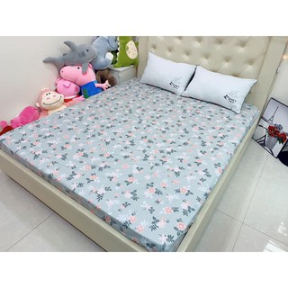 Bộ ga gối Poly cotton Hoa nhí