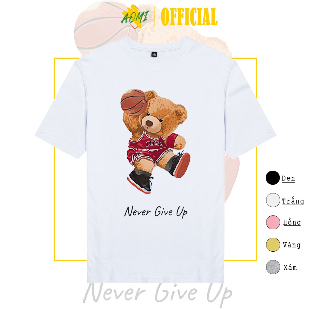 ÁO THUN GẤU TED moschino ADLV TOY LOVE HOT TREND 2021 AOMIVN CÓ SIZE TRẺ EM