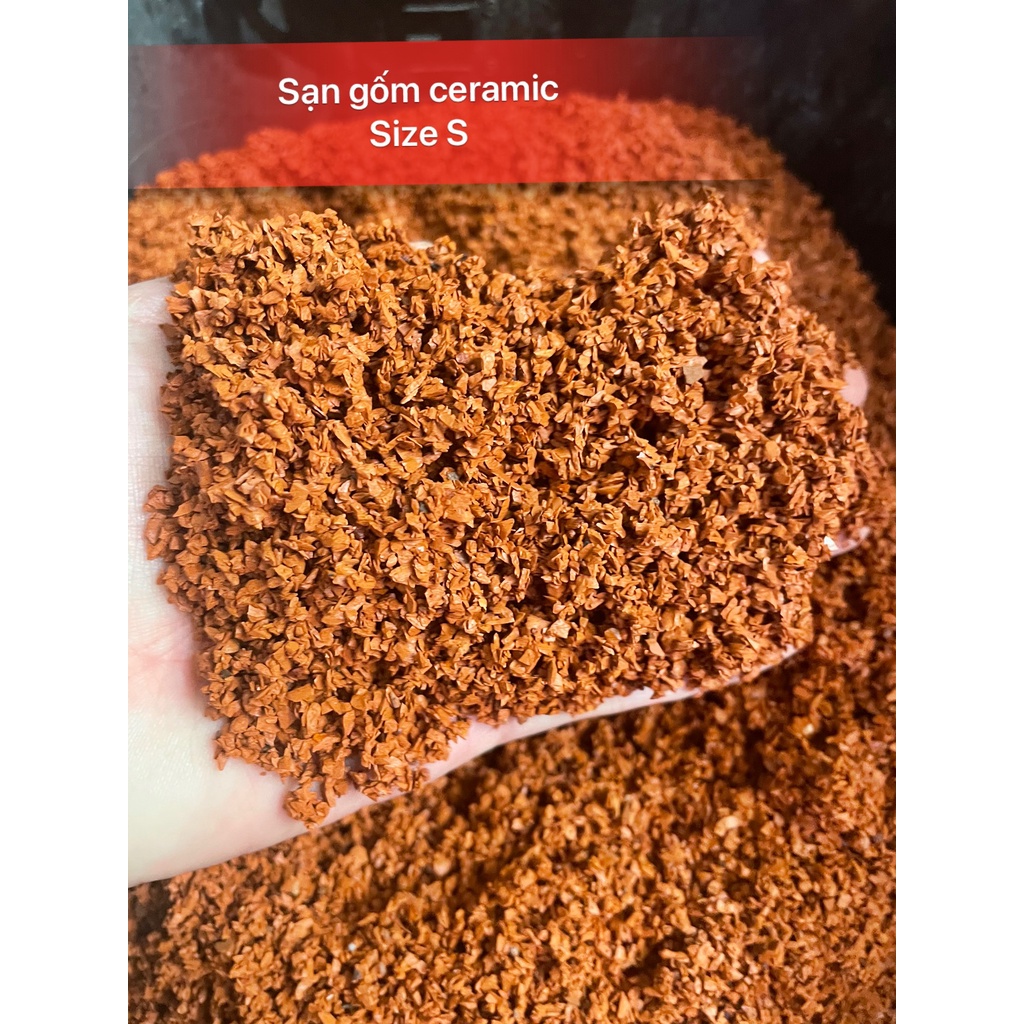 Sạn gốm ceramic dùng trải nền hồ cá kiểng, cá lóc