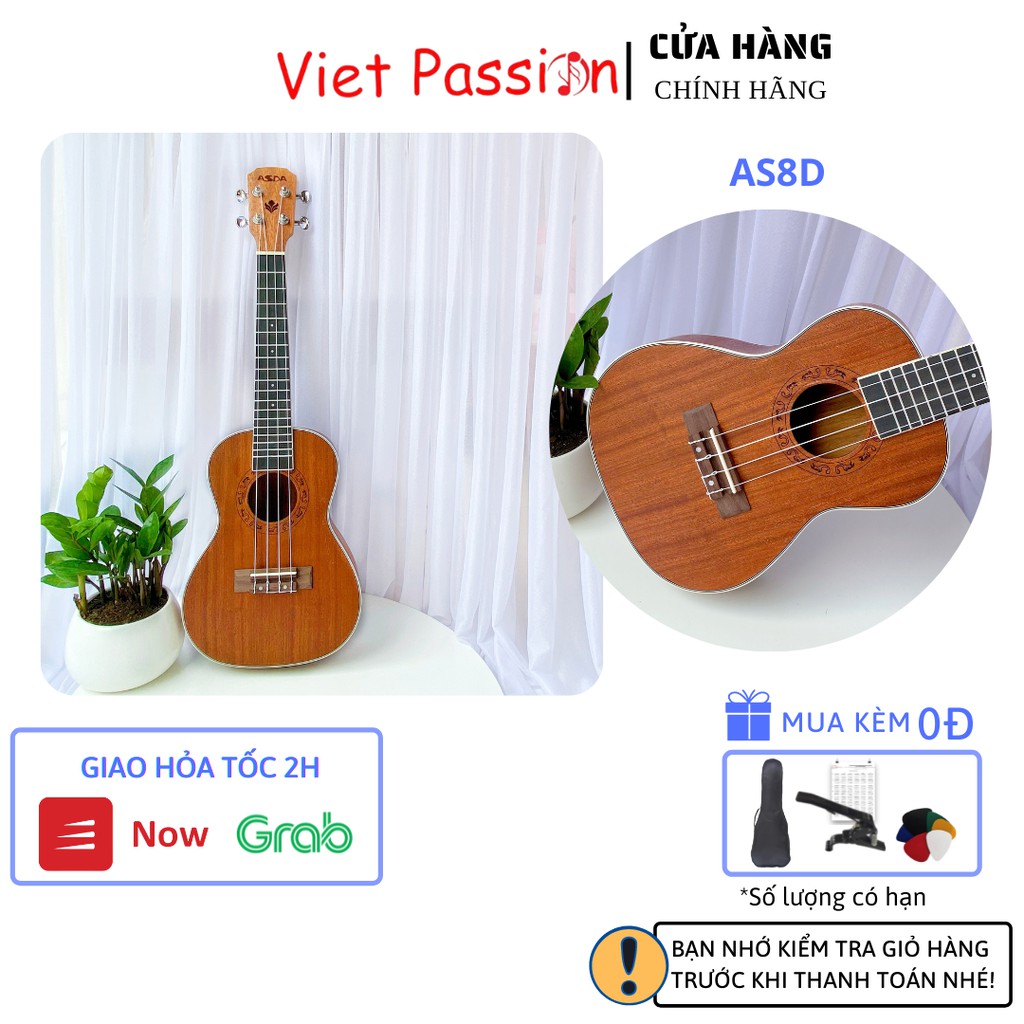 Đàn ukulele concert Mã C4F size 23 inch gỗ dáng khóa classic cổ điển giá rẻ chất lượng tốt Viet Passion