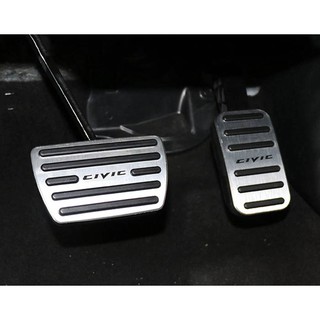 Bộ ốp bọc chân ga, chân phanh cho xe honda civic 2016-2019