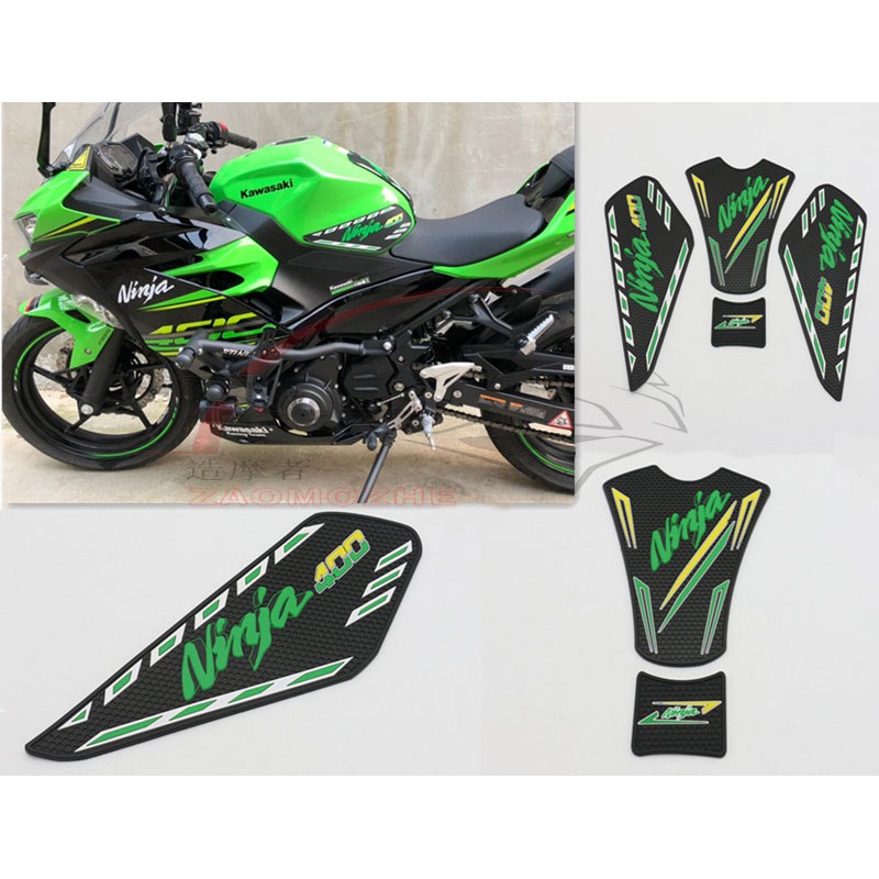 Miếng Dán Xương Cá Bảo Vệ Bình Xăng Xe Mô Tô Kawasaki Ninja Ninja 400