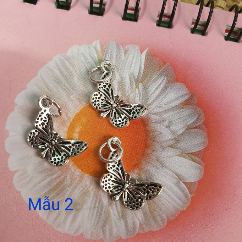 Charm bạc treo con bướm - bạc 925