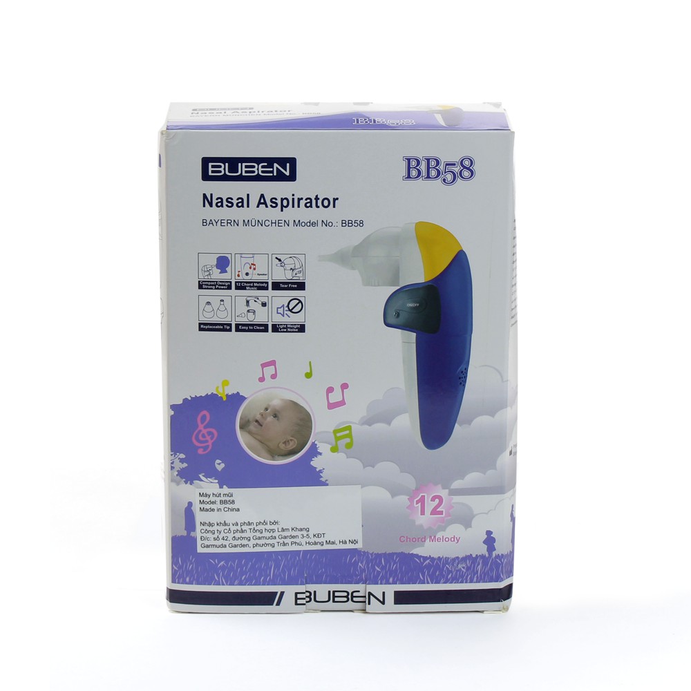 Máy hút mũi trẻ em Buben BB58