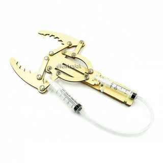 KIT DIY Cánh Tay Robot Thủy Lực Khí Nén Ống Tiêm