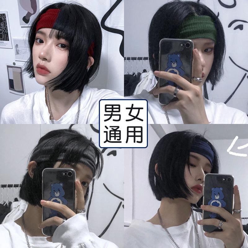 Băng Đô Thể Thao Dệt Kim Màu Đen Thời Trang Cho Nam Nữ