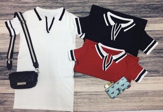 Váy dáng thể thao cổ đức 