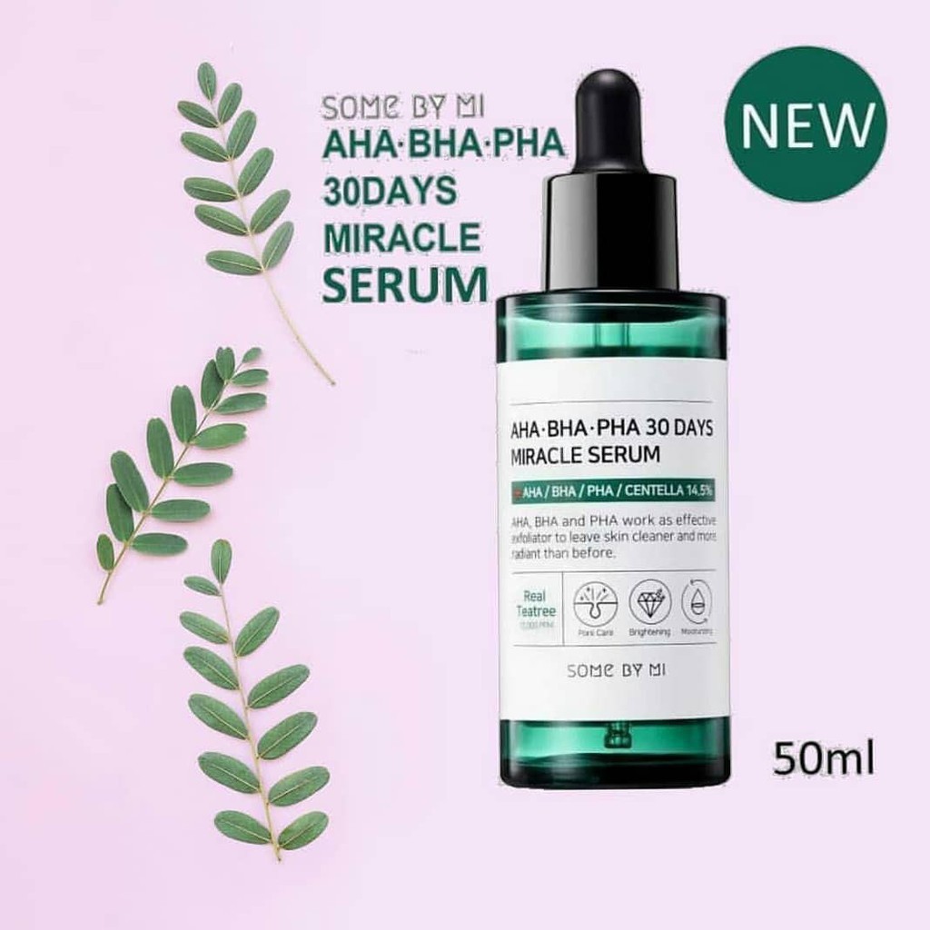 Bộ 3 Giảm Mụn "Thần Kỳ" SOME BY MI AHA-BHA-PHA 30 Days Miracle (TONER+SERUM+CREAM) | BigBuy360 - bigbuy360.vn