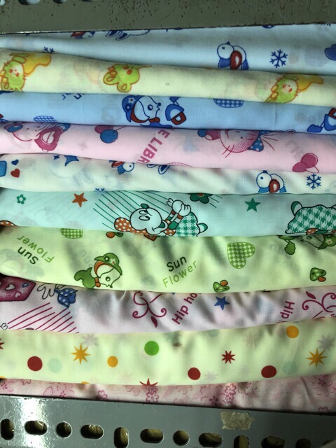 Vải Kate nhật hình thú siêu cute may đồ bộ, đồ mặc nhà,