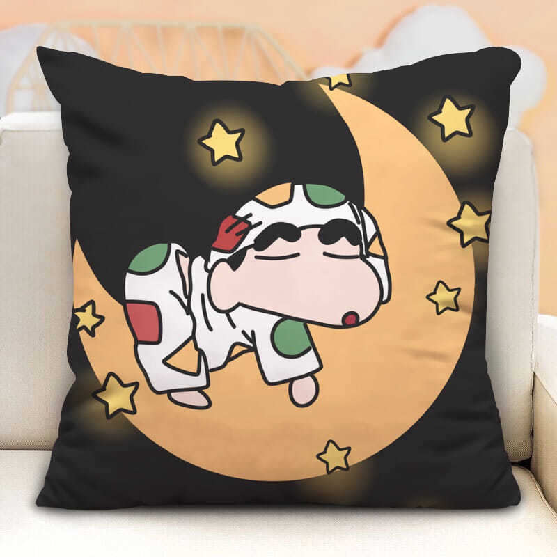 Gối Vuông Tùy Chỉnh In Hình Shin-Chan Hoạt Hình Sáng Tạo Dễ Thương