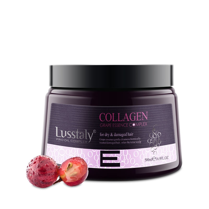 Kem ủ tóc, hấp phục hồi chuyên sâu Lusstaly Vitamin E Collagen 500ML