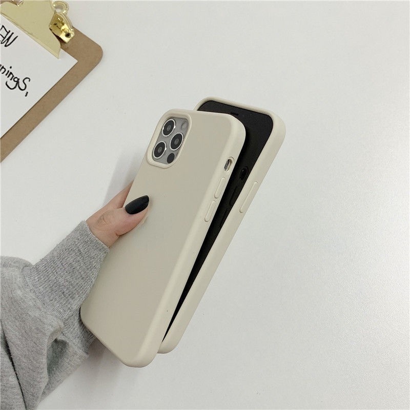 Ốp điện thoại silicon cao cấp có logo độc đáo cho iPhone 12 Mini 12 Pro Max 12 5.4&quot; 6.1&quot; 5.7&quot;