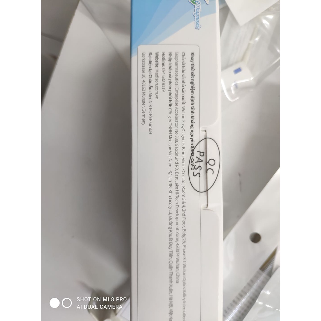1 Bộ Test Nhanh bằng nước bọt -xét nghiệm nhanh nước bọt Covid-19 Antigen Rapid Test Kit  -Test Nước bọt