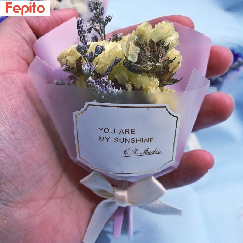 Bó Hoa Gypsophila Khô Tự Nhiên Mini Làm Quà Tặng Valentine