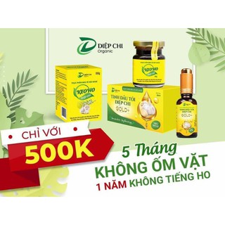 Combo Tinh dầu tỏi và keo ho Diệp Chi