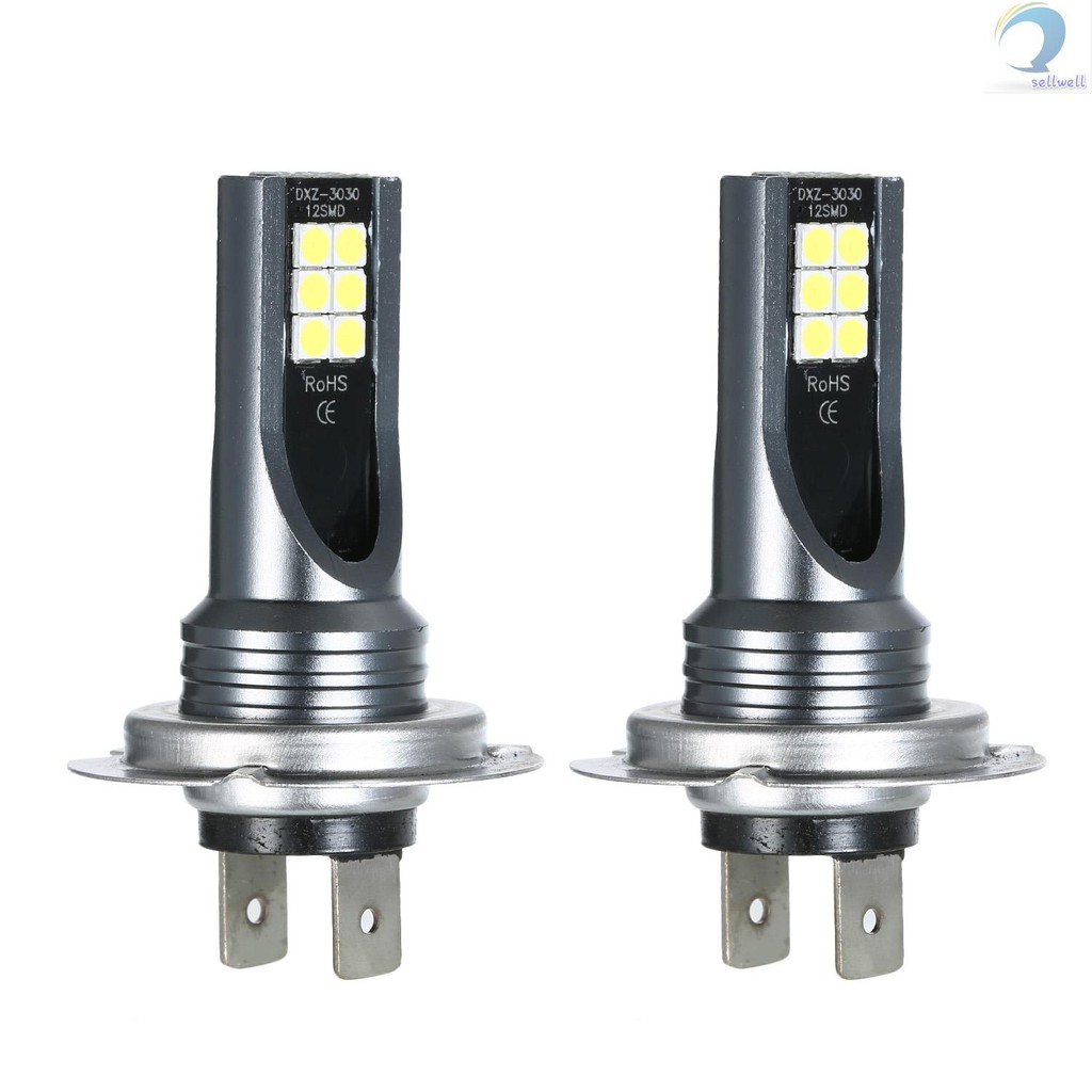Chuôi bóng đèn led H7 200W 6000k ánh sáng trắng dành cho xe hơi