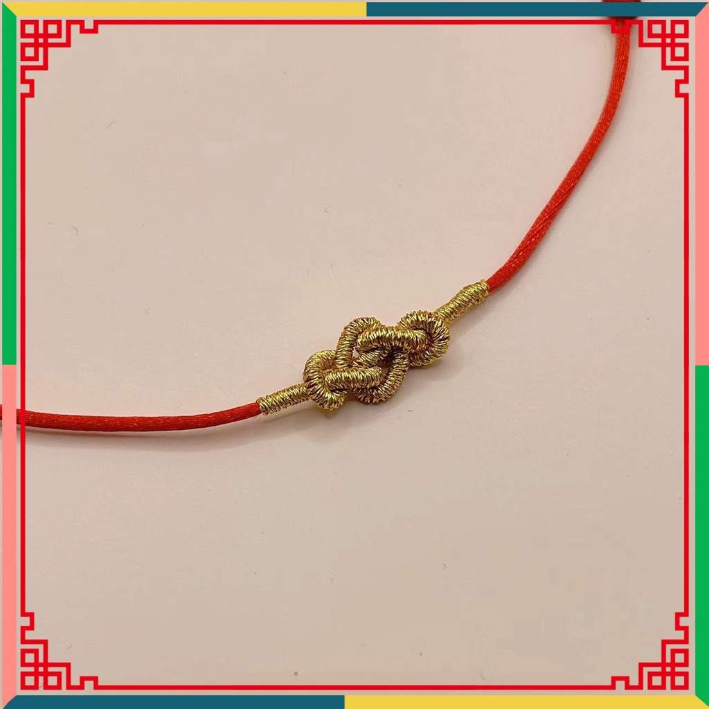 Vòng chân chỉ đỏ Như Ý Kết mang lại may mắn